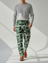 UNISEXワンタックEASYテーパードパンツ／GREENGIOMET