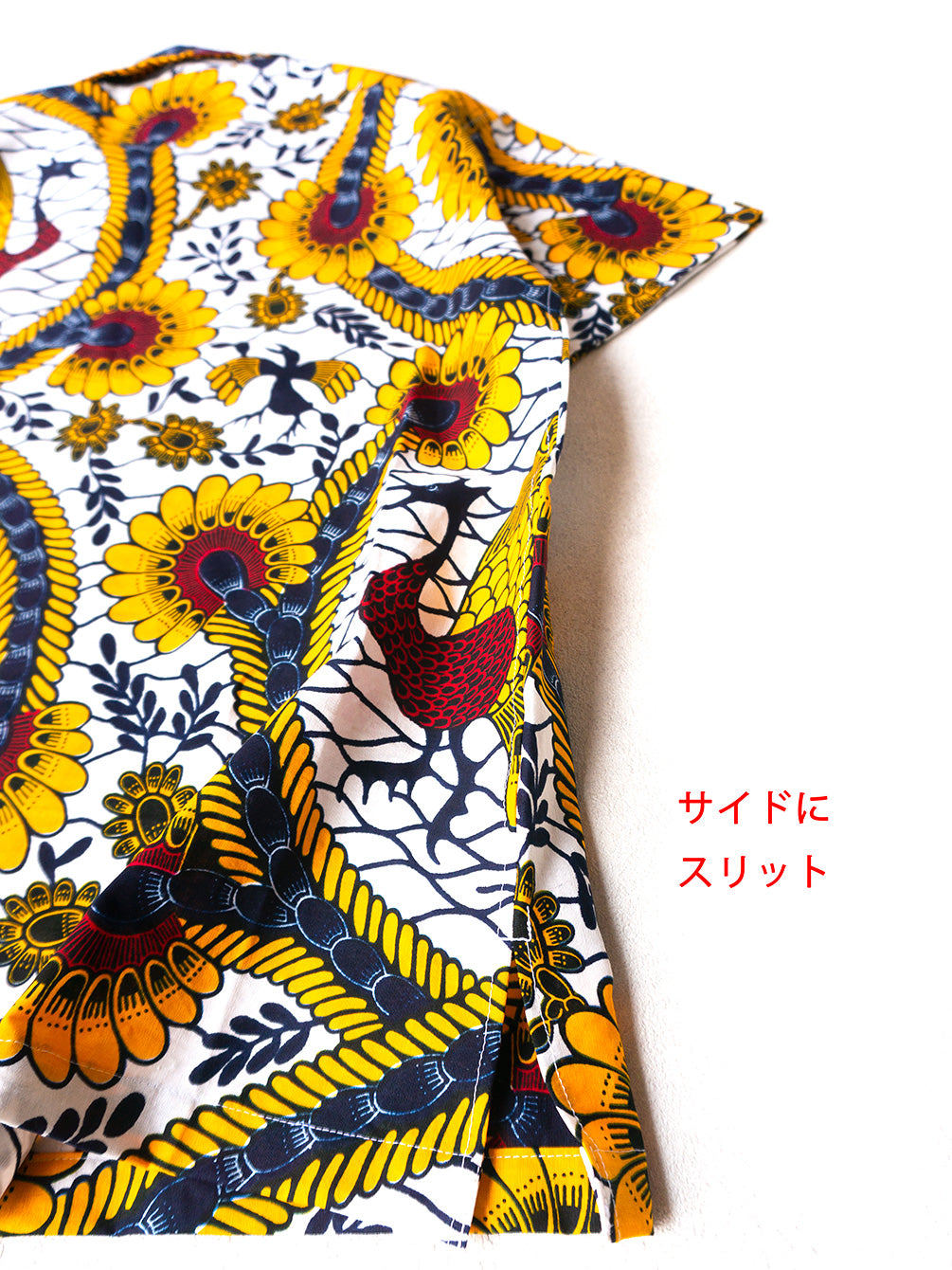 タイトオープンカラーシャツ／TAQFETHER