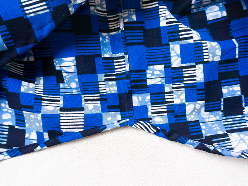 【Men's】スタンダードボックスシルエットシャツ／gioblue