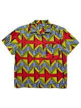 【Men's】アフリカンオープンカラーシャツ／redgio